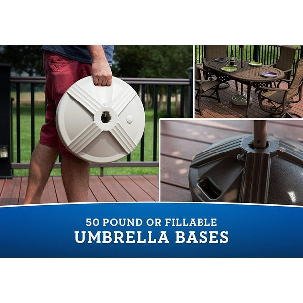 3.5 pounds pounds US Weight Fillable Umbrella Base Bronze Bronze